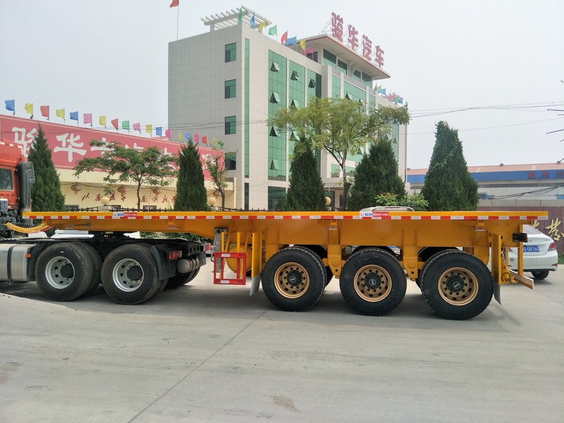 平板自卸式運輸半掛車